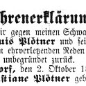 1882-10-06 Hdf Ehrenerklaerung